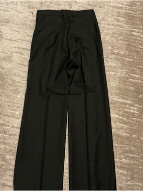 The Kooples Black Tailored Wide-Leg Trousers